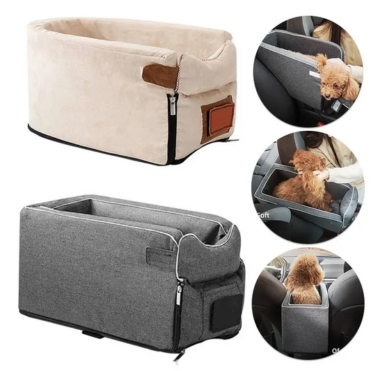 Portable Pet Dog Cat Car Seat Central Control Nonslip Dog Carriers