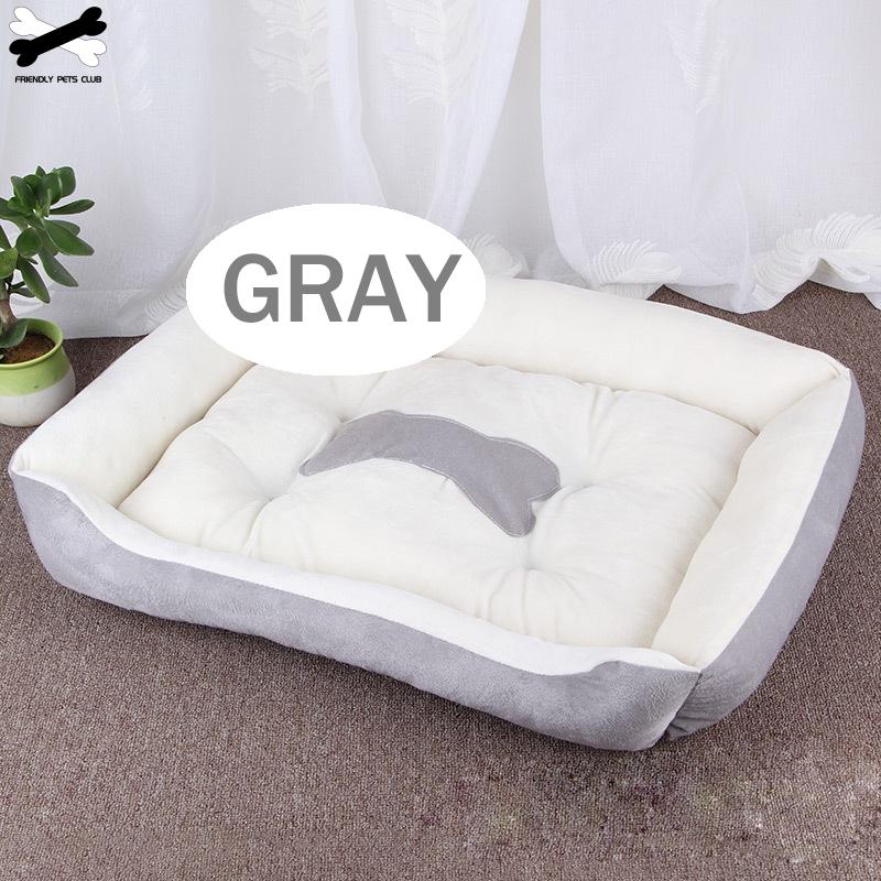 Bone Pet Bed Warm Cat House For Small Medium Large Dog Soft  Washable Puppy Cotton Kennel