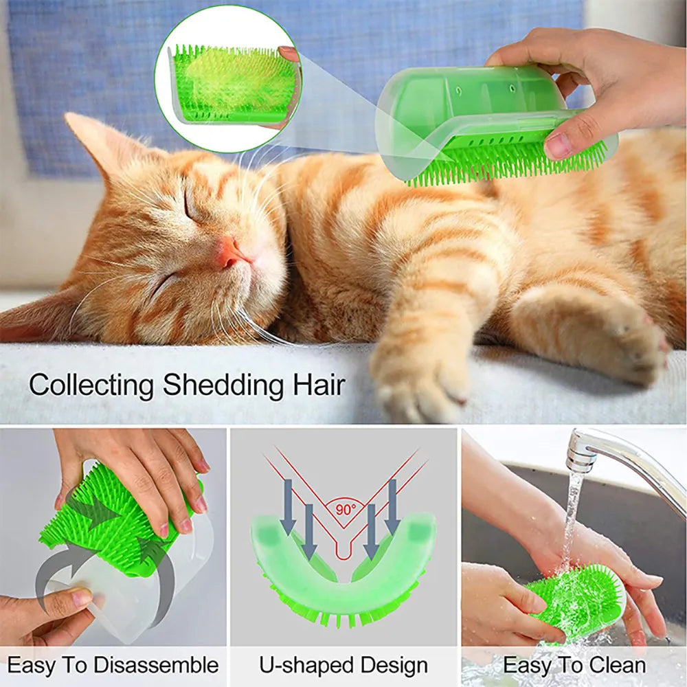 Massager for Cats Pet Products Pets Goods Brush Remove Hair Comb Grooming Table Dogs Care