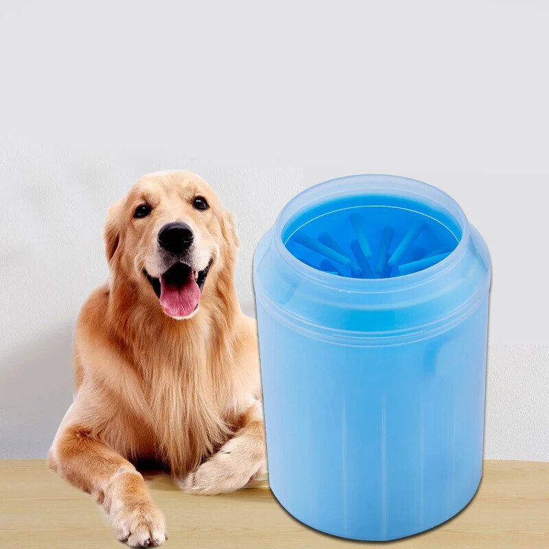 New Dog Paw Cleaner Cup Soft Silicone Combs Portable Pet Foot Washer Paw Clean Brush Quickly Wash