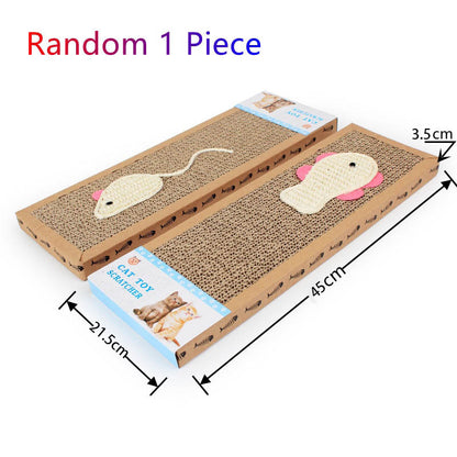 Cat Scratching Board Mat Scraper Claw Paw Toys For Cat Scratcher