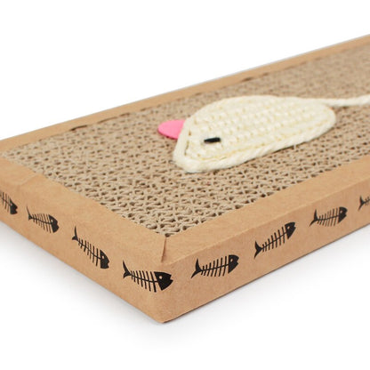 Cat Scratching Board Mat Scraper Claw Paw Toys For Cat Scratcher