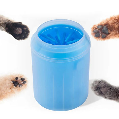 New Dog Paw Cleaner Cup Soft Silicone Combs Portable Pet Foot Washer Paw Clean Brush Quickly Wash