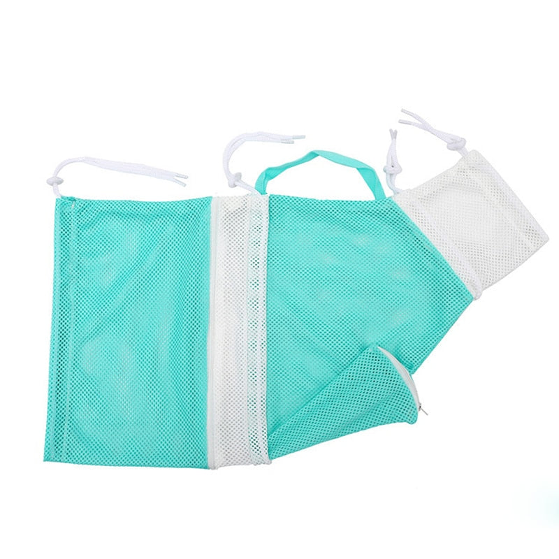 Mesh Cat Grooming Shower Bag Polyester Wash Mesh Bags Adjustable Cats Restraint Bag