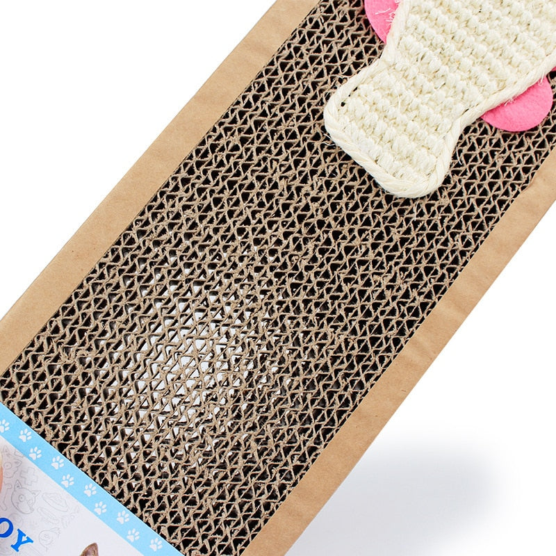 Cat Scratching Board Mat Scraper Claw Paw Toys For Cat Scratcher