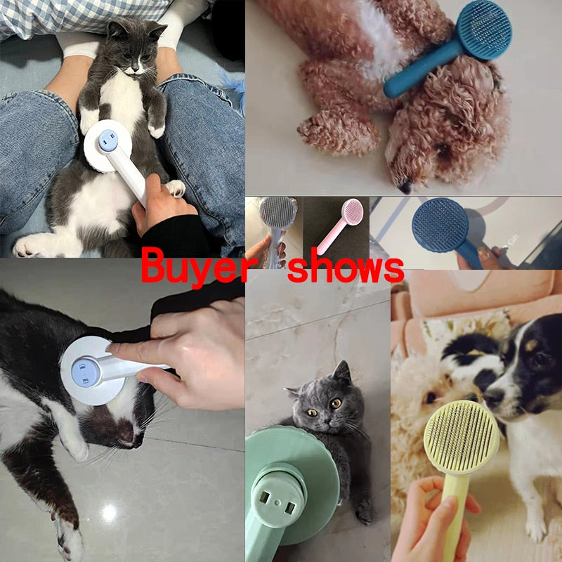 Cat Brush Pet Grooming Brush for Cats Remove Hairs Pet Dog Hair Remover