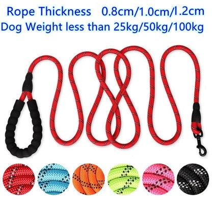150/200/300cm Strong Dog Leash Pet Leashes Reflective Leash For Big Small Medium Large Dog Leash