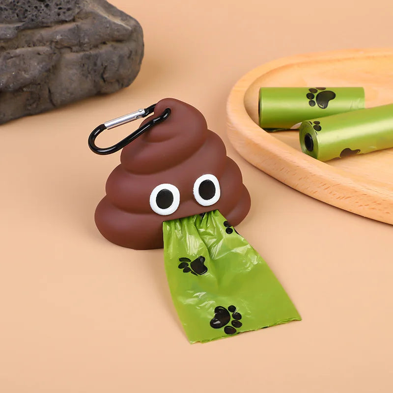 Pet Fecal Bag Dispenser Cat Dog Outdoor Garbage Pocket Hanging Buckle Portable Dung Bags Storage Box Pets Cleaning Products