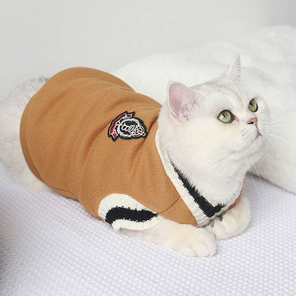 Cat Dog Sweater Pullover Winter Pet Clothes for Small Dog Cat Vest Puppy Jackets