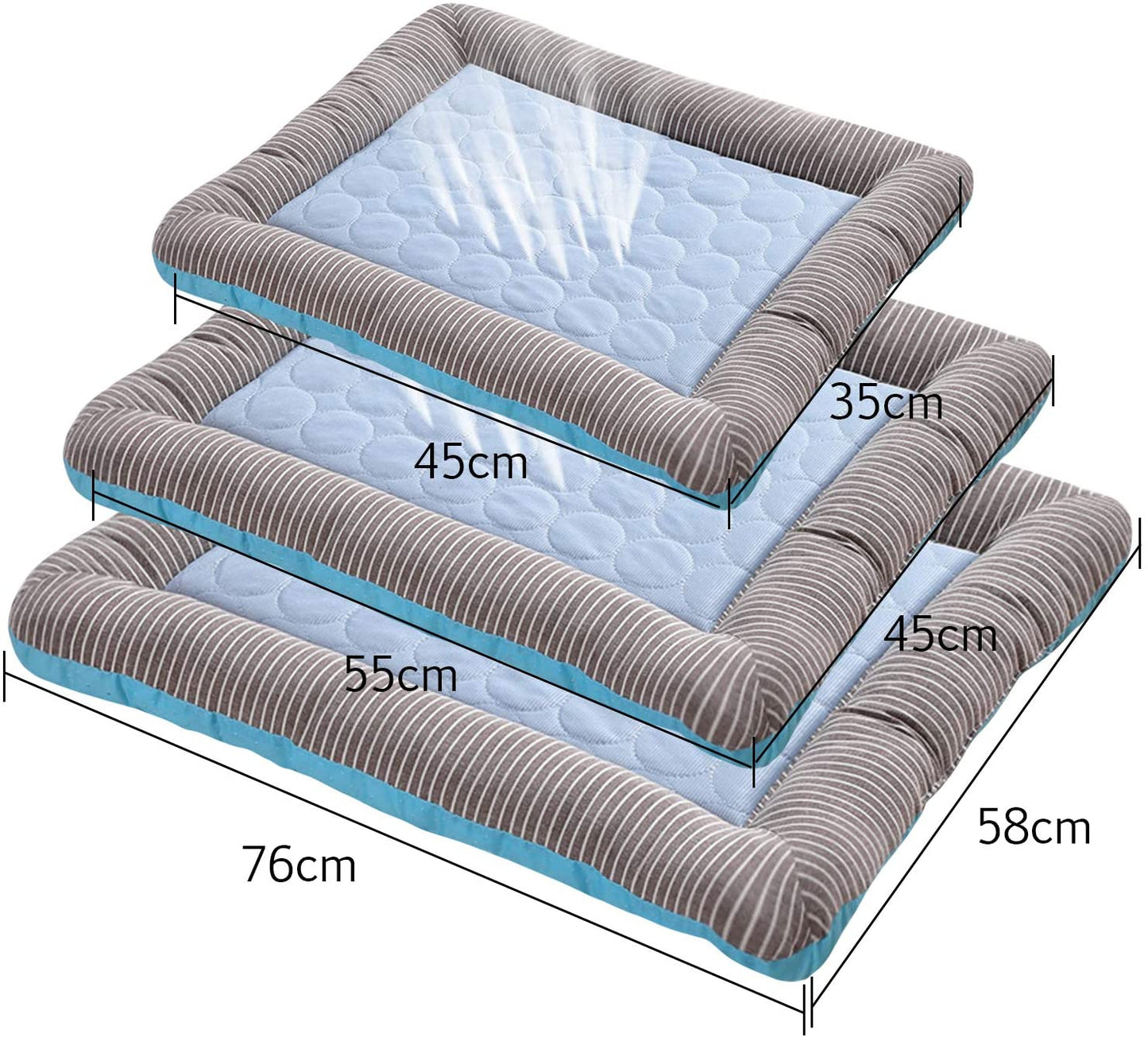 Cooling Pad Dog Bed Cat Bed for Summer Sleeping