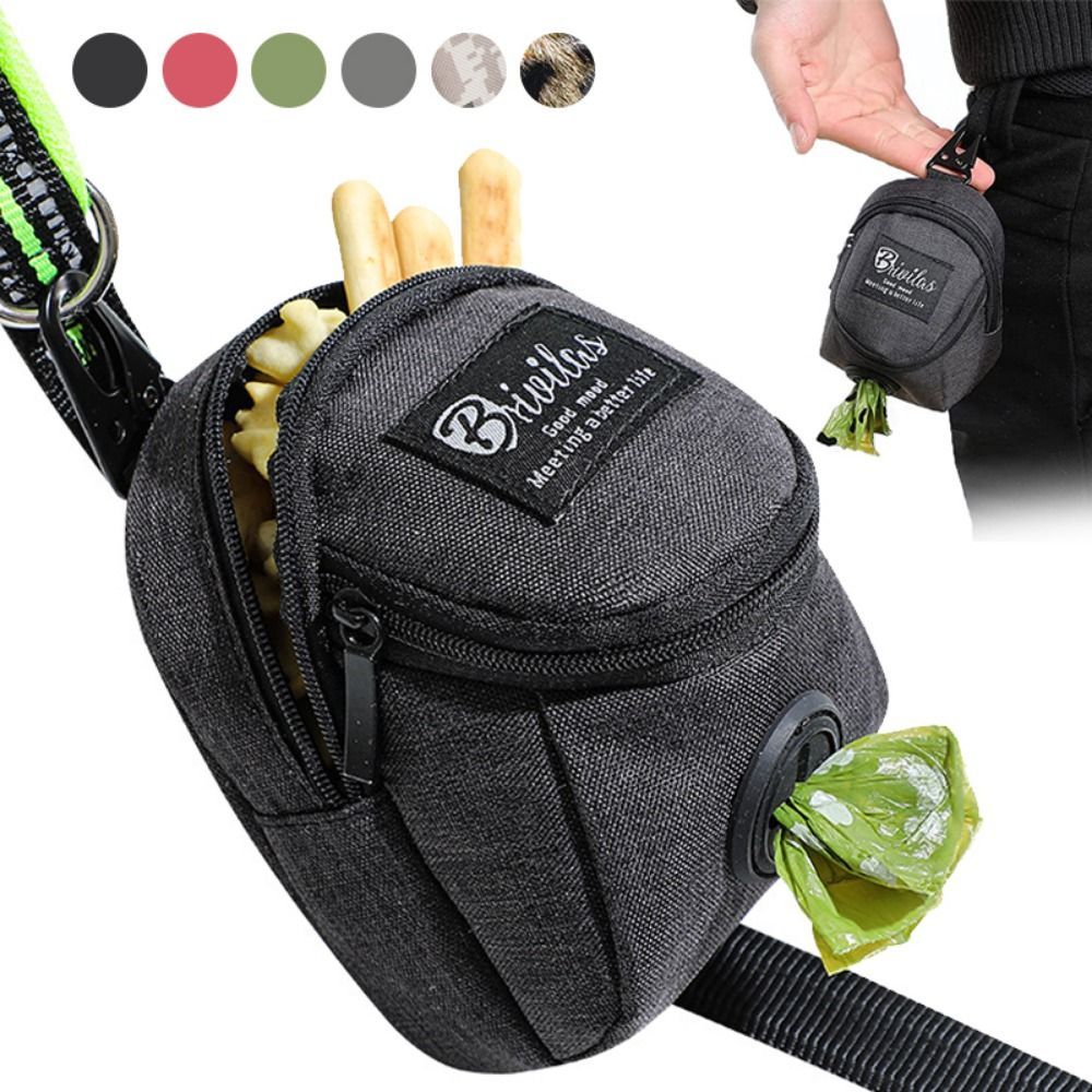 Portable Dog Training Treat Bag Outdoor Pet Dog Pouch Puppy Snack Reward Waist Bag Dog Poop Bag