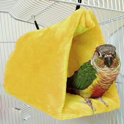 Pet Bird Parrot Cages Warm Bird Hammock Hanging Tent Bed for Bird Sleeping Bird Cage Nest