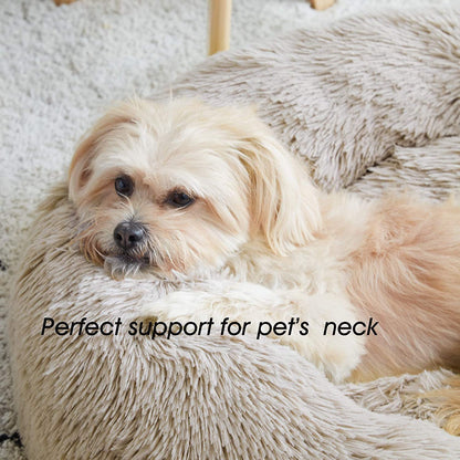Cat Dog Bed Warm Sleeping Soft Long Plush Best Pet Bed