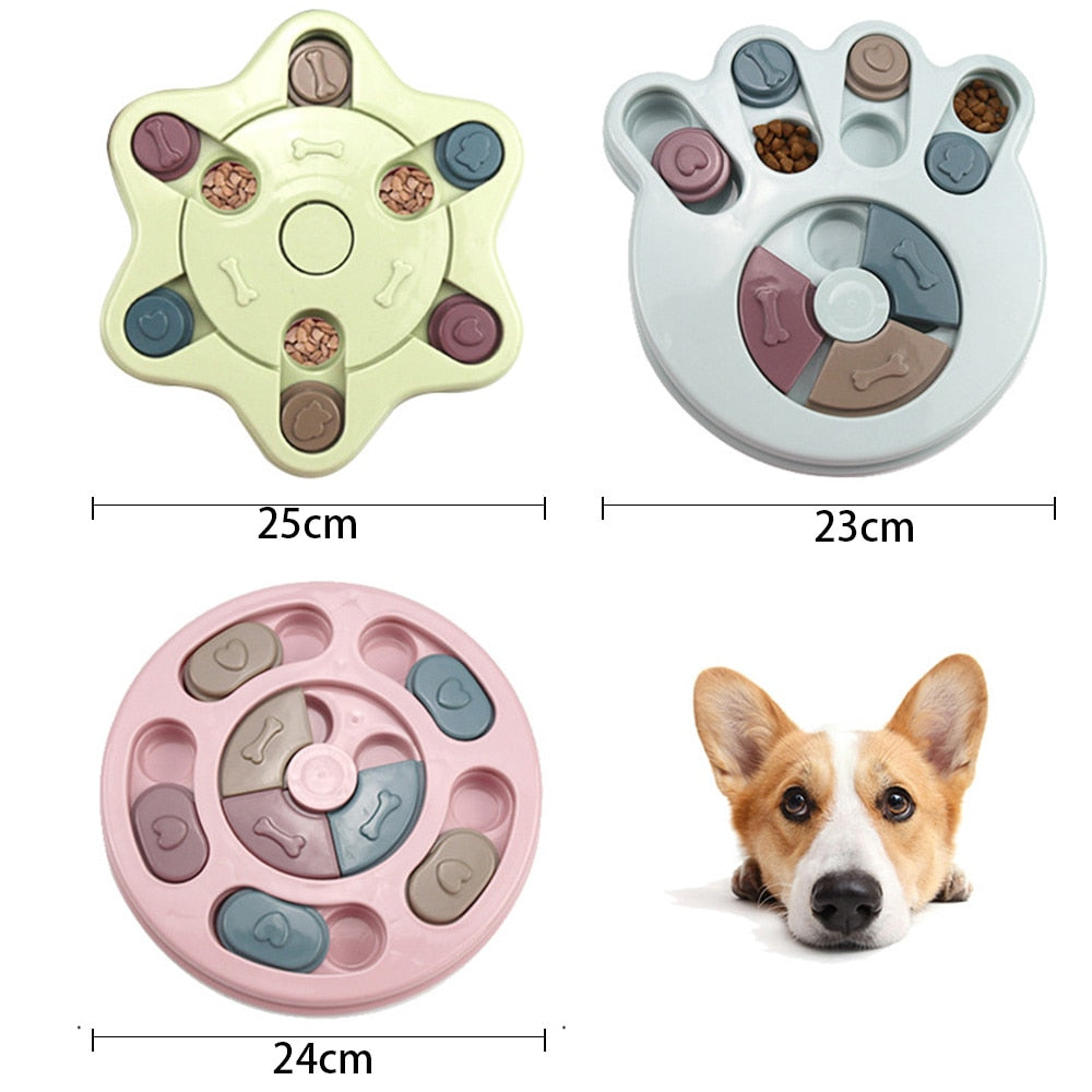 Dog Puzzle Toys Slow Feeder Interactive Increase Puppy IQ Food Dispenser