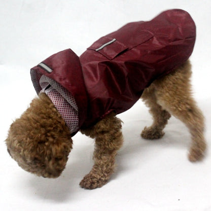 Dog Raincoat Waterproof Hoodie Jacket Rain Poncho Pet Rainwear Clothes