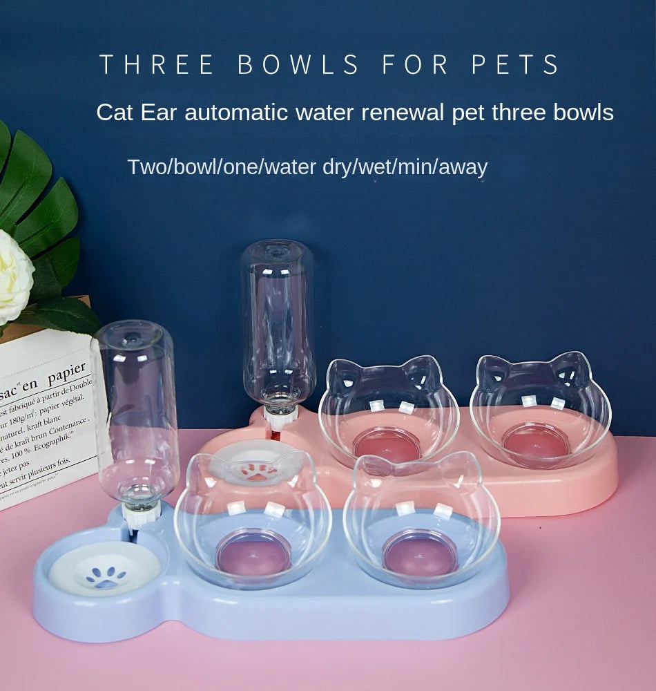 Pet Supplies Elevated Bowls for Cats and Dogs Durable Bowl Feeders Drinking Supplies