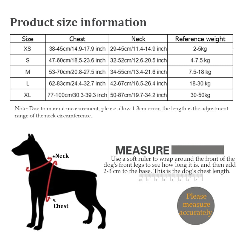 Nylon Adjustable Dog Harness Personalized Reflective Vest Breathable Pet Harness Leash For Small Medium Large Dogs