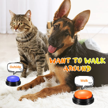 Voice Recording Button Pet Toys Dog Buttons for Communication Pet Training