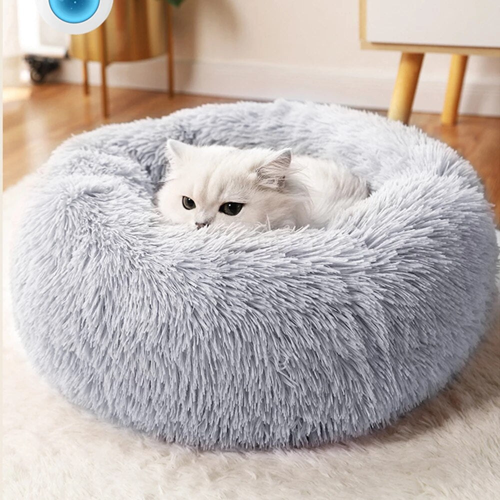 Super Cat Bed Warm Sleeping Cat Nest Soft Long Pluh Best Pet Dog Bed for Dogs Basket Cushion Cat Bed Cat Mat Animals Sleeping