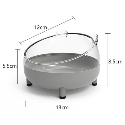 Pets Bowl Cat Feeder Bowl With Dog Cat Food Drink Bowls Pet Stainless Steel Double Use
