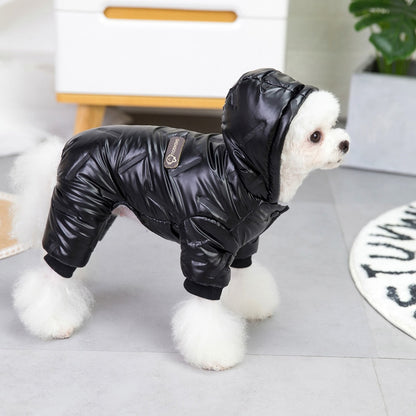 Winter Warm Pet Dog Jumpsuit Waterproof Dog Clothes for Small Dogs