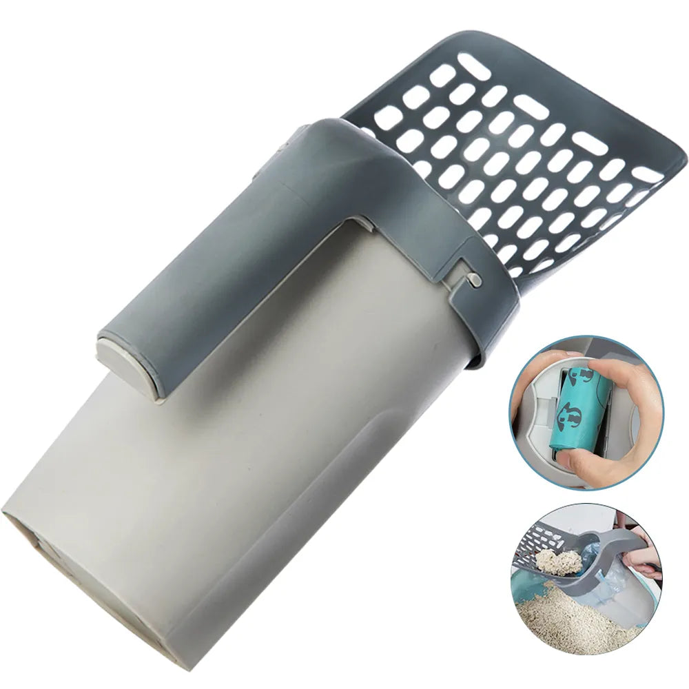 Cat Litter Shovel Scoop Filter Clean Toilet Garbage Picker Cat Litter Box Self Cleaning Cat Supplies