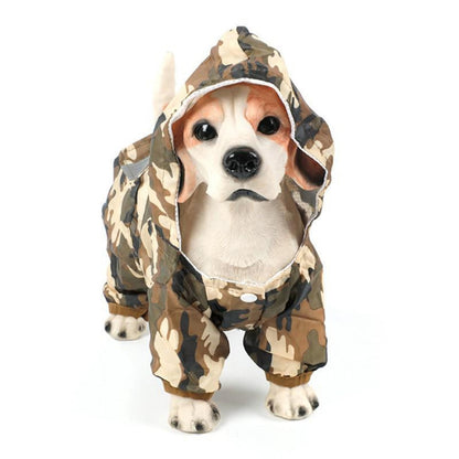 Casual Pet Dog Rain Coat Puppy Clothes Cat Raincoat Waterproof Jacket