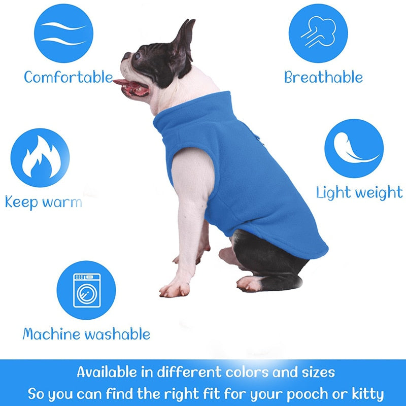 Winter Pet Dog Clothes Puppy Clothing  Coat Pug Costumes Jacket For Small Dogs Chihuahua Vest