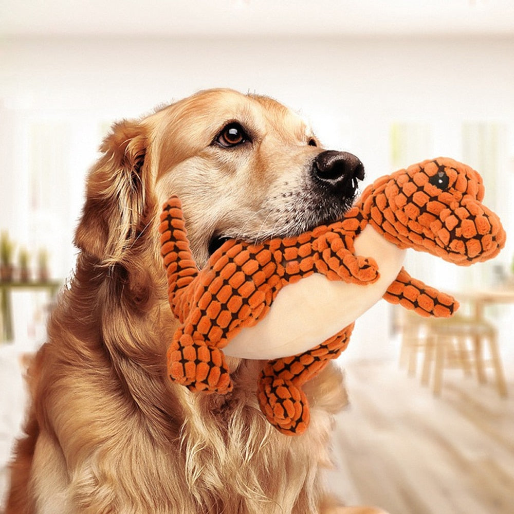 Cats and Dogs Pet Plush Dinosaur Toys Interactive Dog Chew Toys