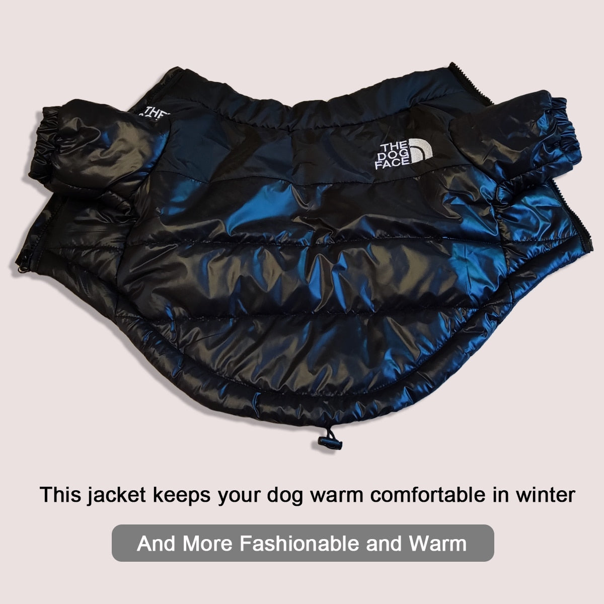 Large Winter Pet Dog Clothes French Bulldog Puppy Warm Windproof Jacket Small Medium Dog