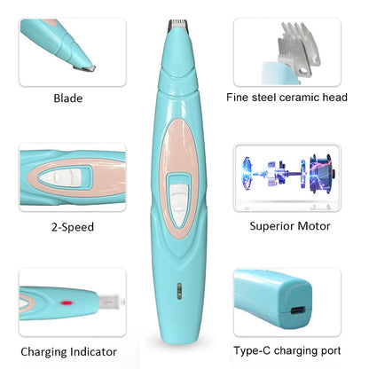 Electric Dog Cat Clippers Professional Pet Foot Hair Trimmer Dog Grooming Hairdresser Dog Shear Butt Ear