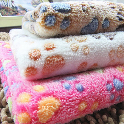 Hot Warm Pet Fleece Blanket Bed Mat Pad Cover Cushion for Dog Cat Puppy Animal Winter Supplies
