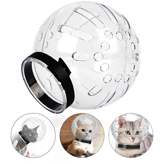 Cat Muzzle Anti-Bite Breathable Protective Space Hood Anti-Licking Grooming Mask Cats Bathing Grooming Bag Small Pets Supplies