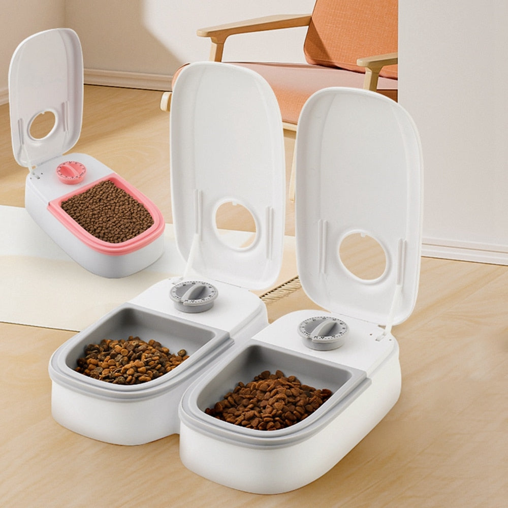 350ML Automatic Pet Feeder Smart Timer Dog Cat Food Dispenser