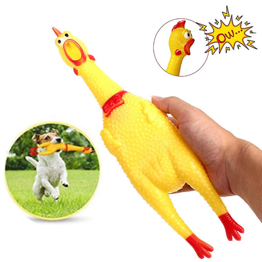 New Pets Dog Squeak Toys Screaming Chicken Squeeze Sound Dog Chew Toy Durable Funny