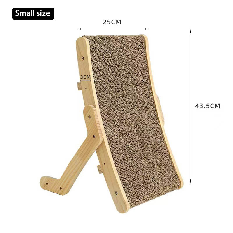 Wood Anti Cat Scratcher Cat Scratch Board Bed 3 In 1 Pad Vertical Pet Cat Toys